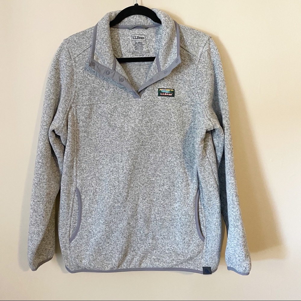 L.L Bean Sweater Fleece Pullover